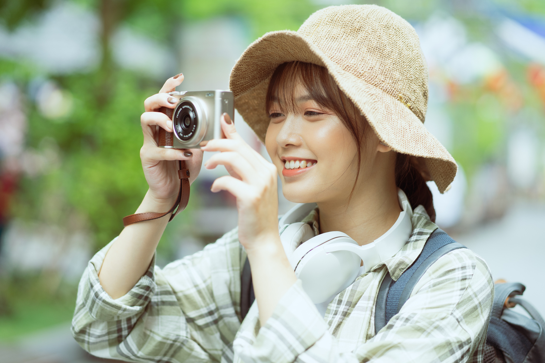 Asian traveler